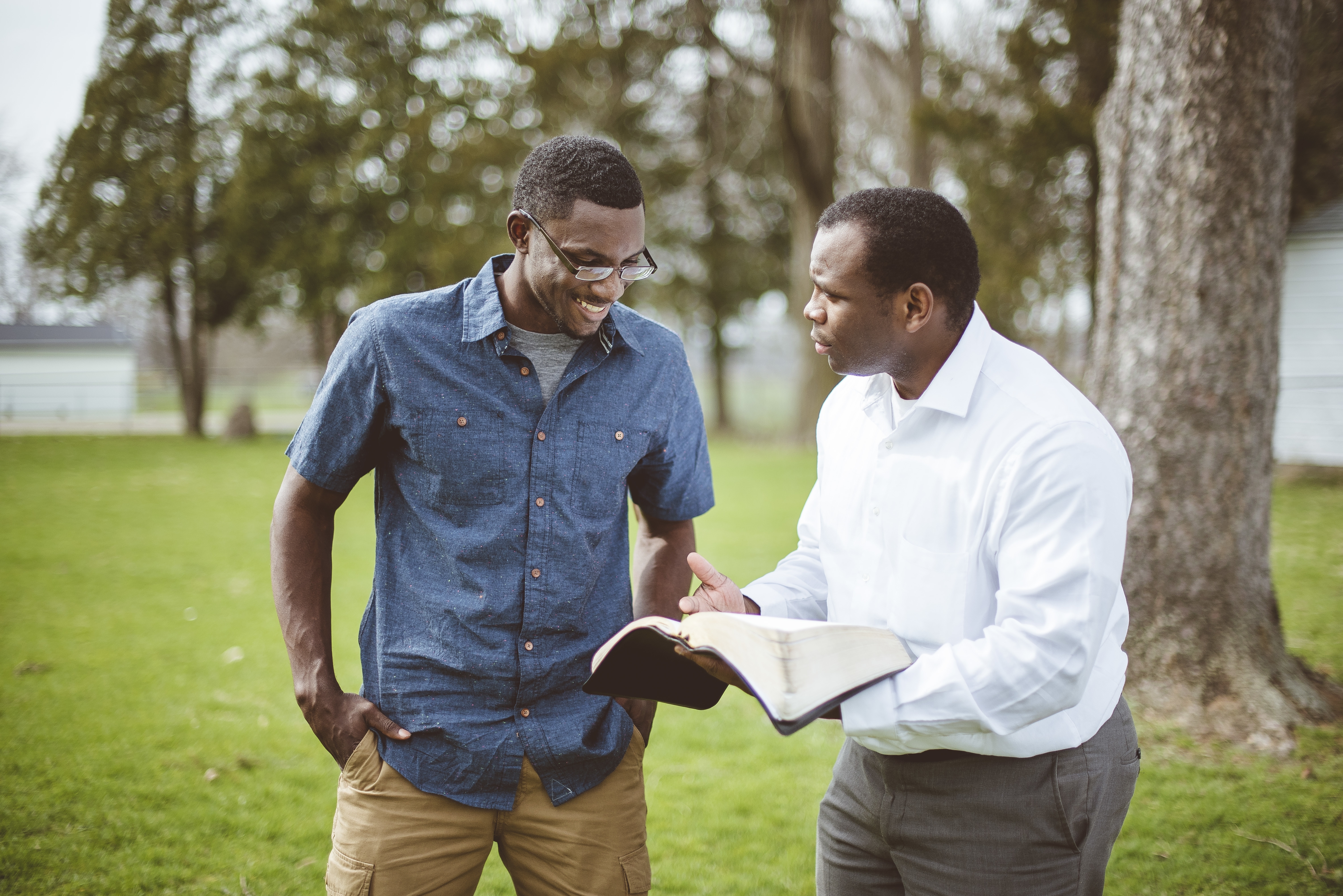 Community members participating in Evangelism Day outreach